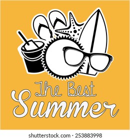 best summer design, vector illustration eps10 graphic 