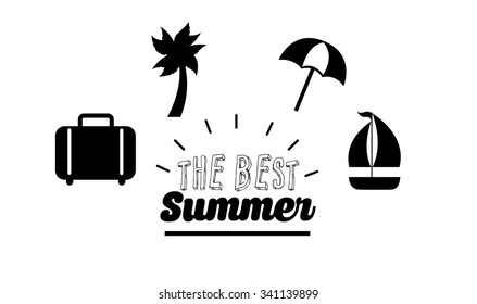 the best summer design, vector illustration eps10 graphic 