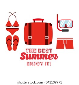 the best summer design, vector illustration eps10 graphic 