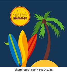 the best summer design, vector illustration eps10 graphic 