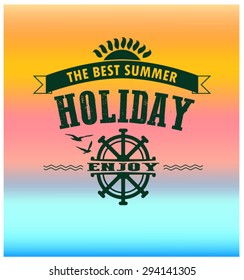The best summer holiday poster