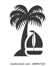 best summer isolated icon vector illustration design