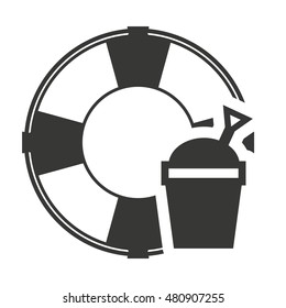 best summer isolated icon vector illustration design