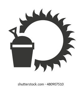 best summer isolated icon vector illustration design