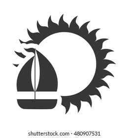 best summer isolated icon vector illustration design