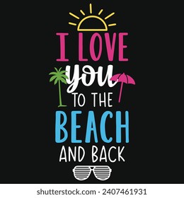 Best summer sea beaches sunshine typography or graphics tshirt design 