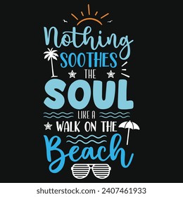 Best summer sea beaches sunshine typography or graphics tshirt design 