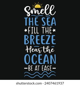 Best summer sea beaches sunshine typography or graphics tshirt design 