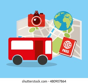 best summer vacation holiday vector illustration design