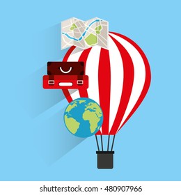 best summer vacation holiday vector illustration design