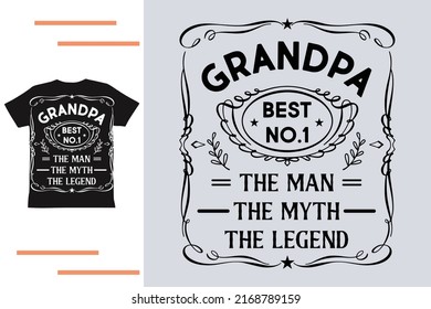 Best t shirt design for grandpa