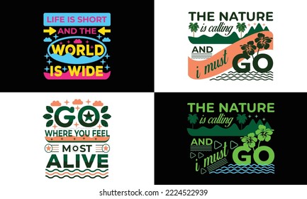 the best t shirt design for travelers and nature lover