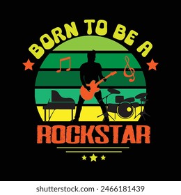 best t shirt desing about music
