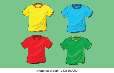 best T shirt vactor colourful illustration work for commercial use.