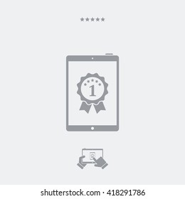 Best tablet flat icon