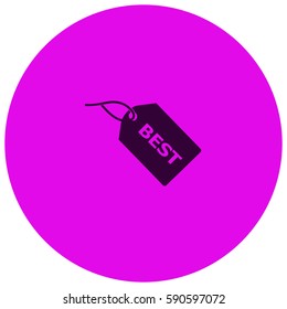 BEST tag vector  icon