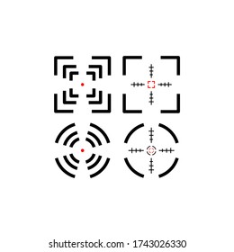 Best Target Icon In Trendy Flat Design