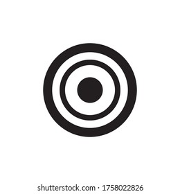 Best Target Icon Vector In Trendy Flat Design