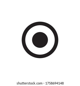 Mejor Vector De Icono De Destino En Diseño Plano
