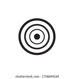 Mejor Vector De Icono De Destino En Diseño Plano