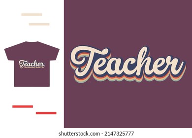 Best teacher ever t shirt design