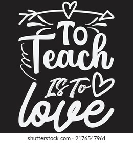 Best Teacher svg T-Shirt design