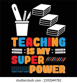 Best teachers day t shirt design vector