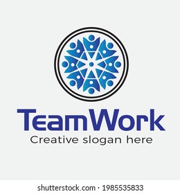 Best Team Work Logo modern vector template 