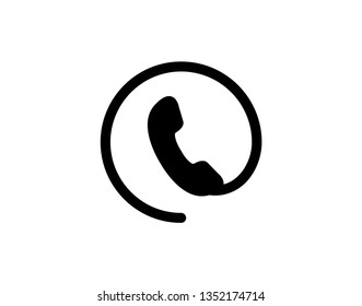 Best telephone auricular with cable icon vector - Vector 