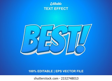 mejor efecto de texto con color azul.