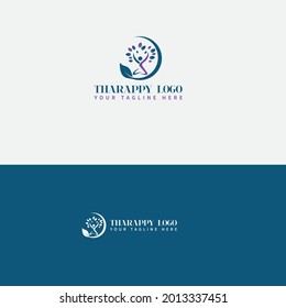 Plantilla de diseño del logotipo de la mejor terapia