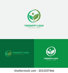 Best therapy logo design template
