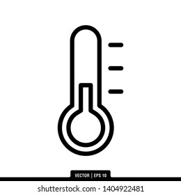 The best thermometer icon vector, illustration logo template in trendy style. Can be used for many purposes.