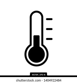 The best thermometer icon vector, illustration logo template in trendy style. Can be used for many purposes.
