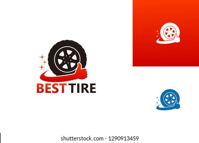 Best Tire Logo Template Design Vector, Emblem, Design Concept, Creative Symbol, Icon