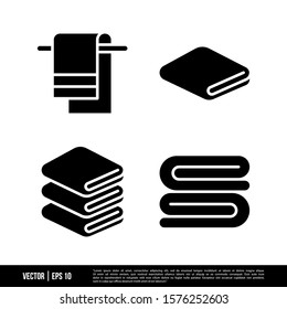 The best Towel icons vector collection, illustration logo template in trendy style. Suitable for many purposes.