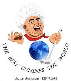 Best traditional food from different countries.Vector