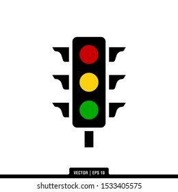 The best Traffic Light icon vector, illustration logo template in trendy style. Suitable for many purposes.
