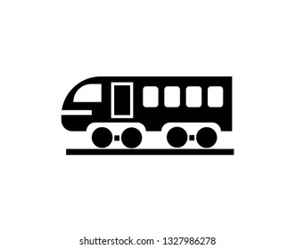 best train icon vector, Modern Transportation sign Isolated on white background. Trendy Flat style for graphic design, logo, Web site, social media, UI, mobile app, EPS10 - Vector 