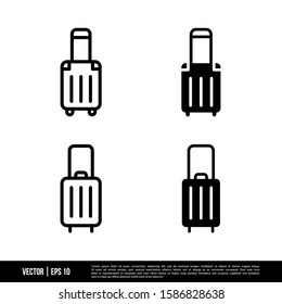 The best Travel Bag icons vector collection, illustration logo template in trendy style. Suitable for many purposes.