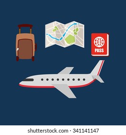 the best travel design, vector illustration eps10 graphic 