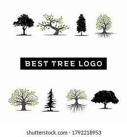 Best tree logo collections set for company logo or branding