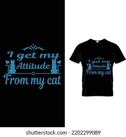 Best  trendy cat lover t_shirt design