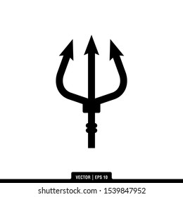 The best Trident icon vector, illustration logo template in trendy style. Suitable for many purposes.
