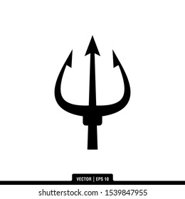 The best Trident icon vector, illustration logo template in trendy style. Suitable for many purposes.
