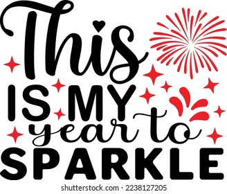 Best t-shirt design for happy new year in 2023