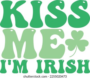 Best T-shirt Design for St Patrick's Day Retro SVG in 2023