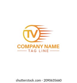 best TV letter logo design 