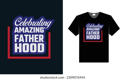 best typography t shirt design for father's day special