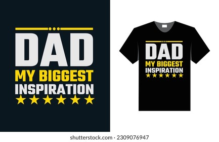 best typography t shirt design for father's day special